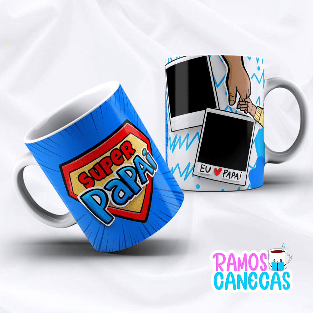 Caneca Super Pai com foto