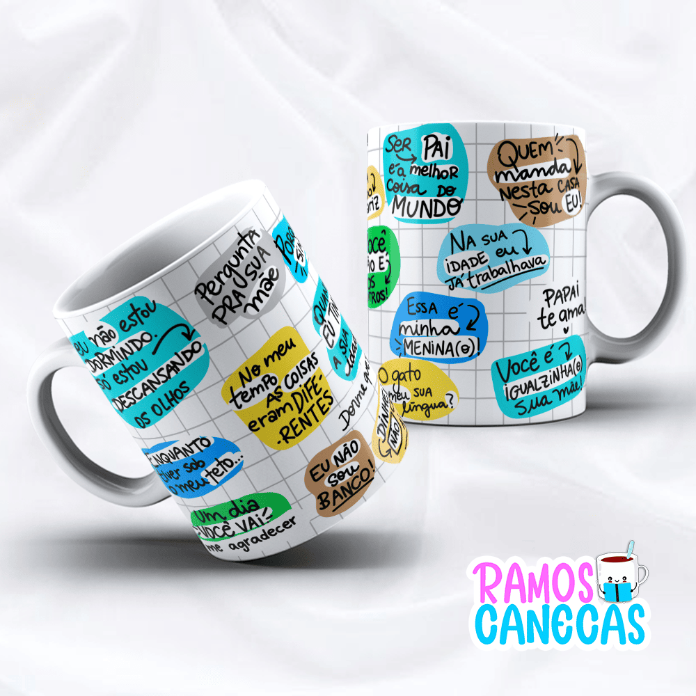 Caneca Pai Frases