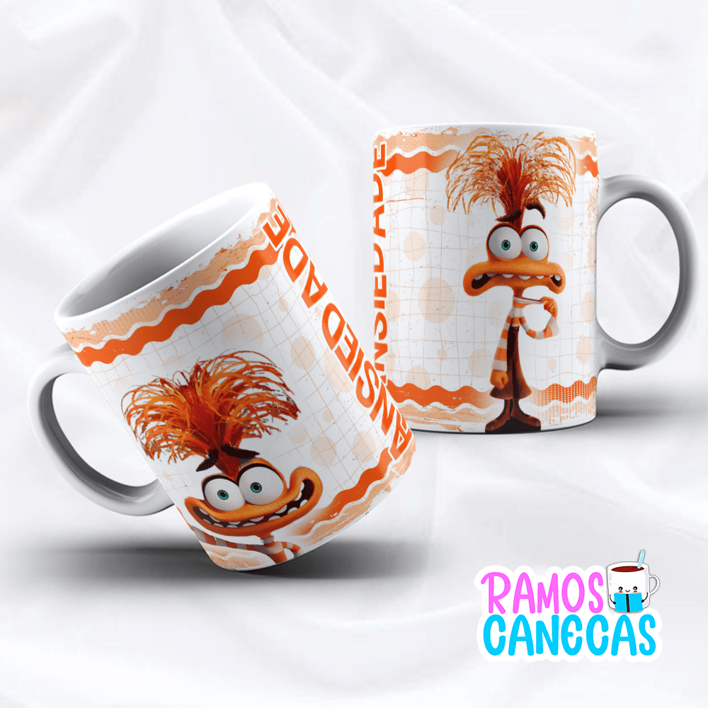 Caneca Divertidamente Ansiedade