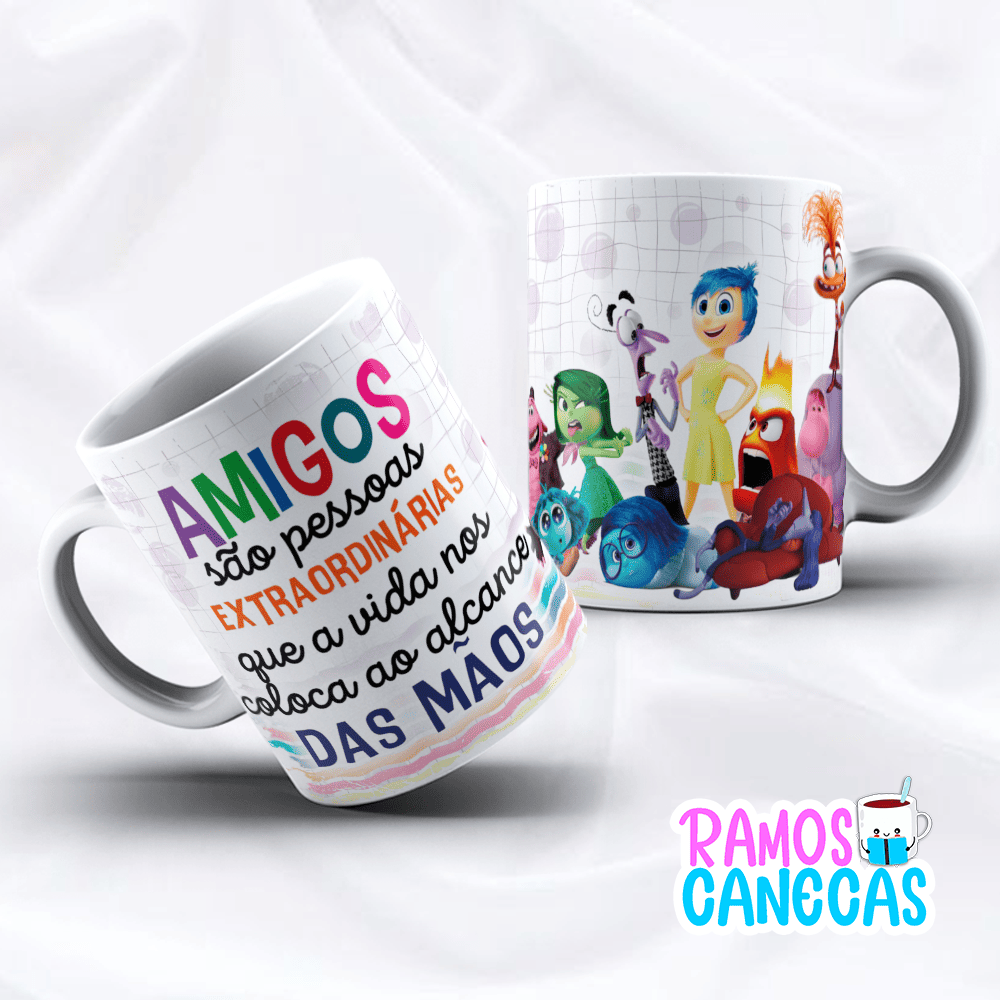 Caneca Divertidamente Amigos