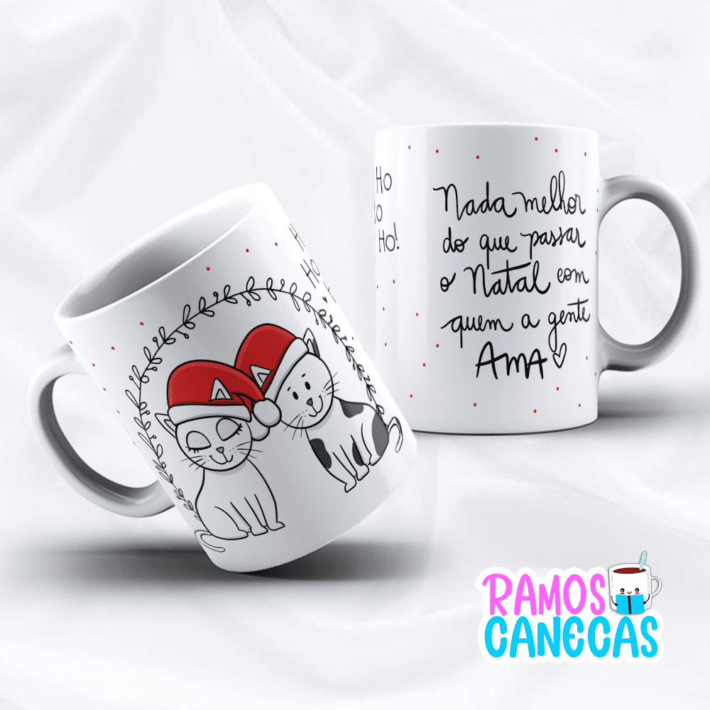 Caneca Natal com quem Ama