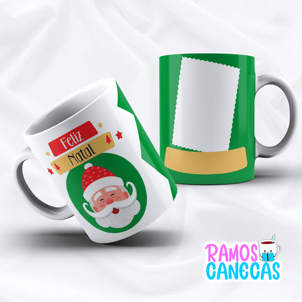 Caneca Feliz Natal com Foto