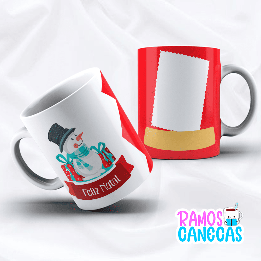 Caneca Feliz Natal com Foto