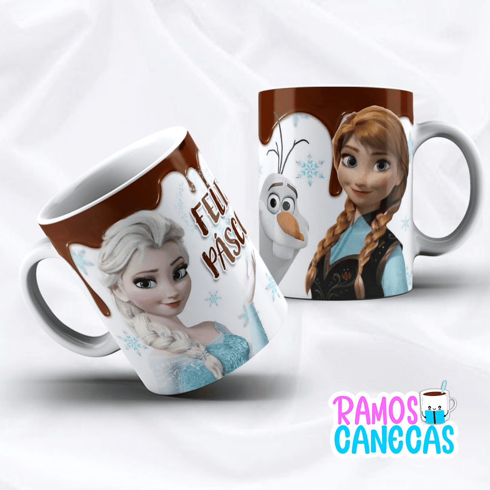 Caneca Páscoa Frozen