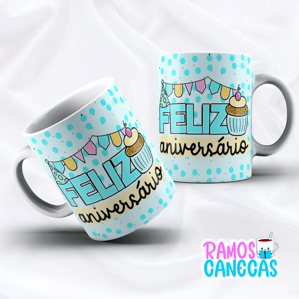 Caneca Feliz Aniversário