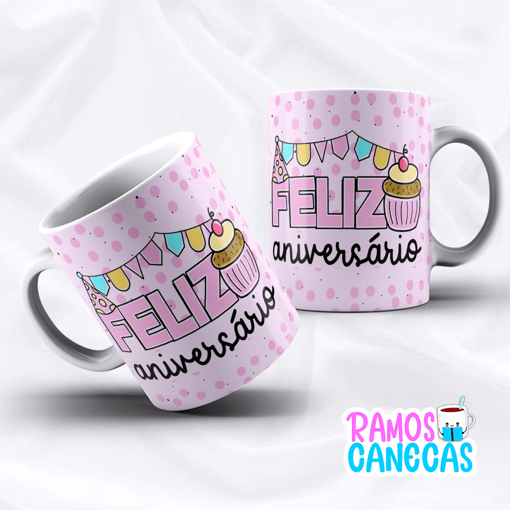 Caneca Feliz Aniversário