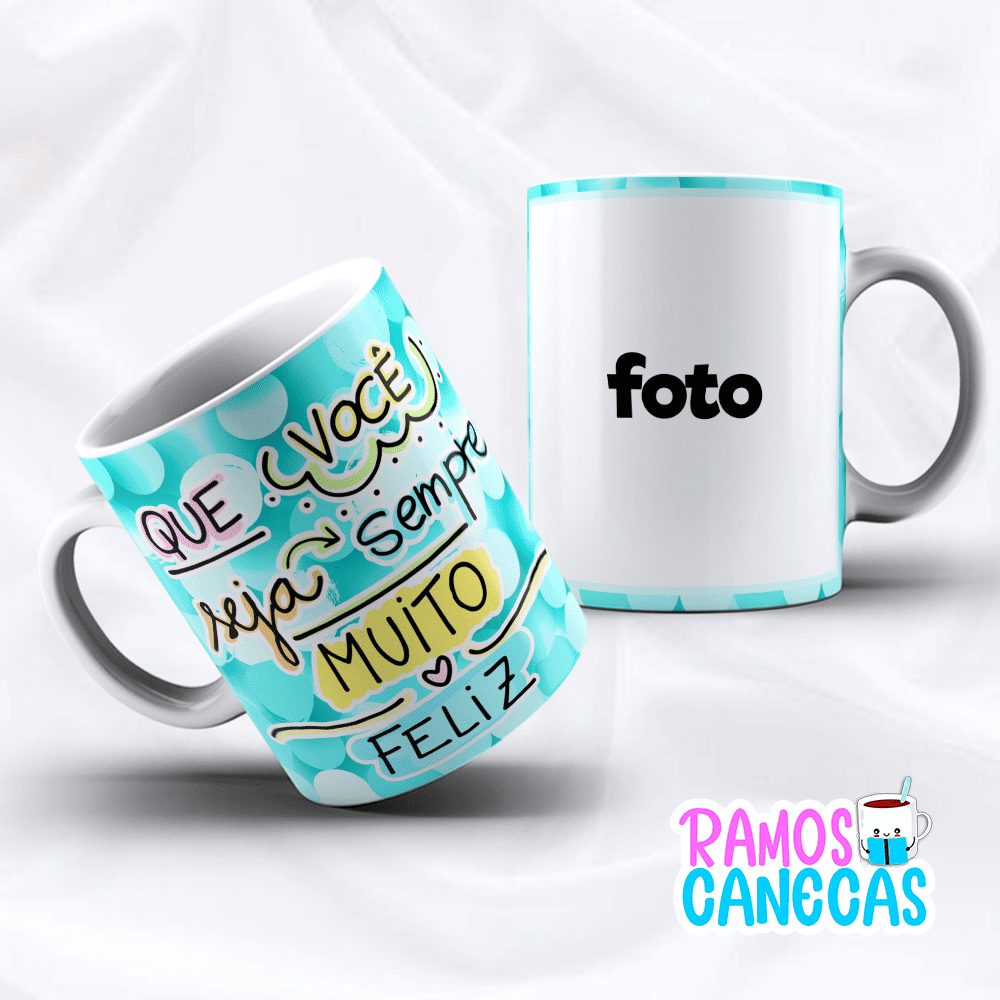 Caneca Aniversário com foto
