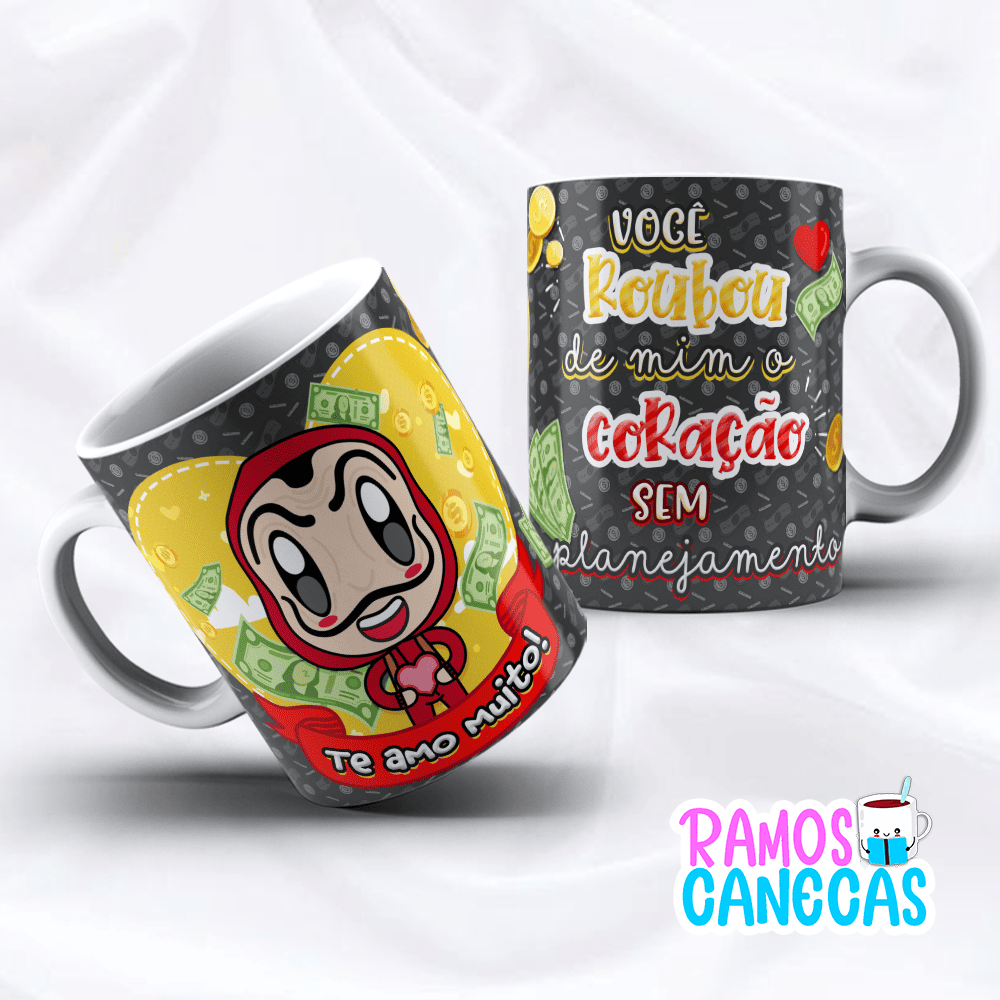 Caneca Namorados La Casa de Papel