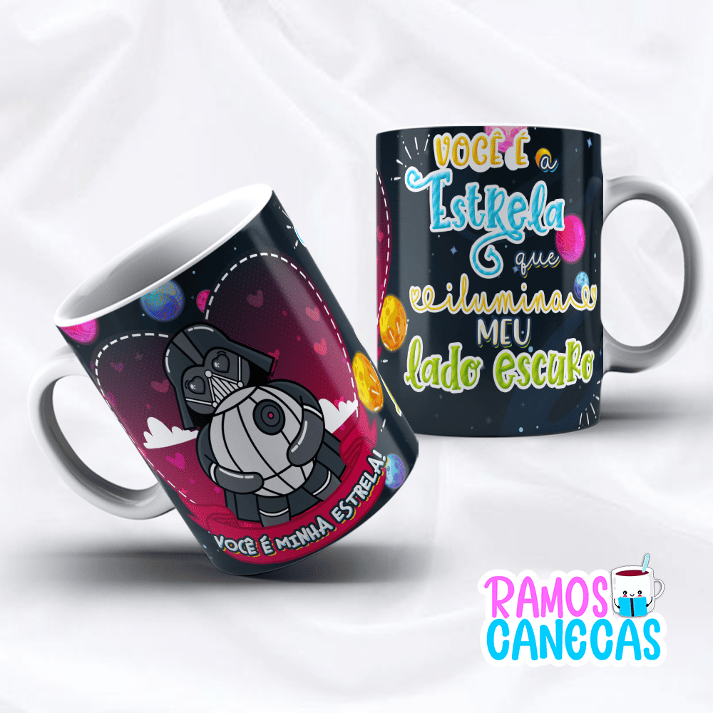 Caneca Namorados Star Wars