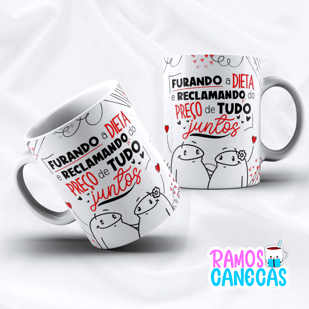 Caneca Namorados Flork