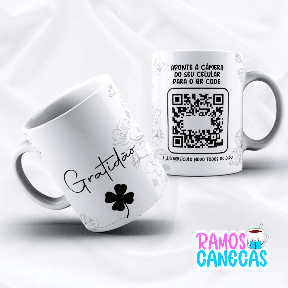 Caneca Versículo QR CODE
