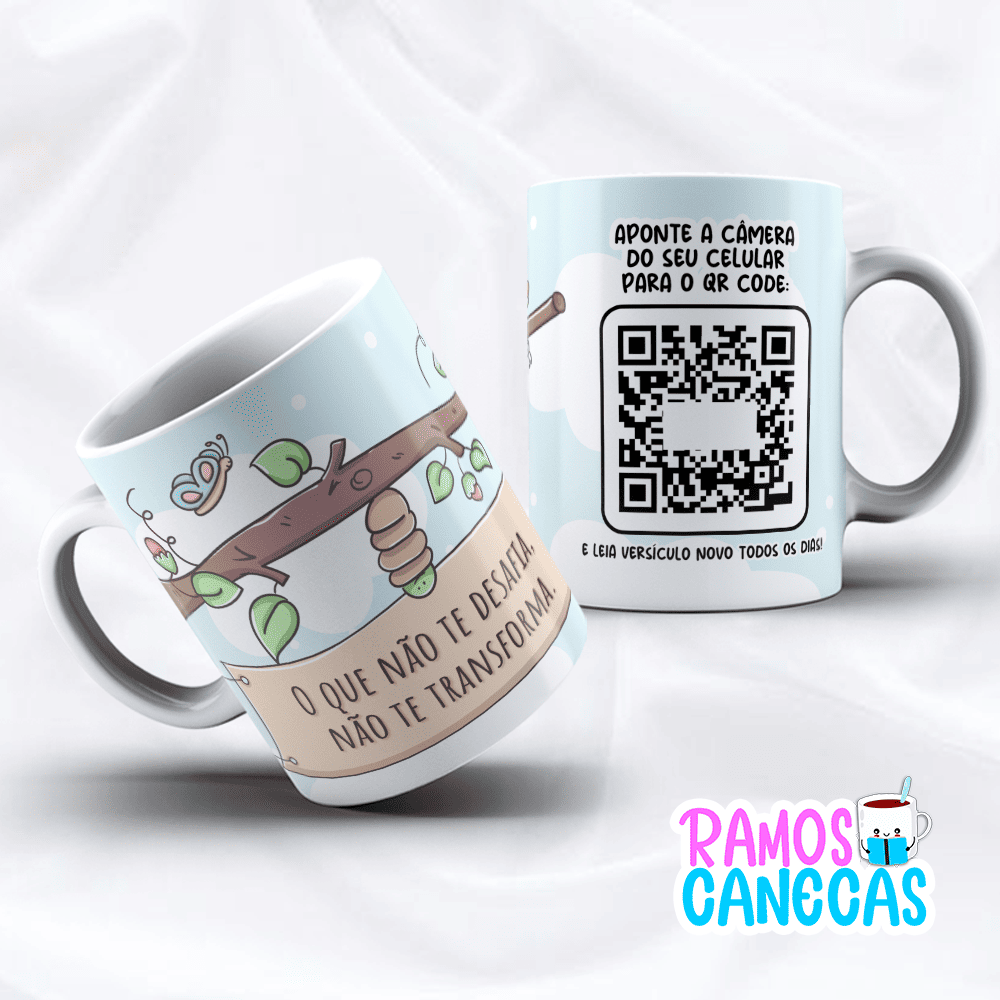 Caneca Versículo QR CODE