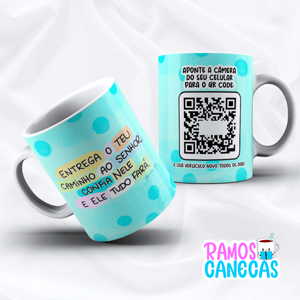 Caneca Versículo QR CODE