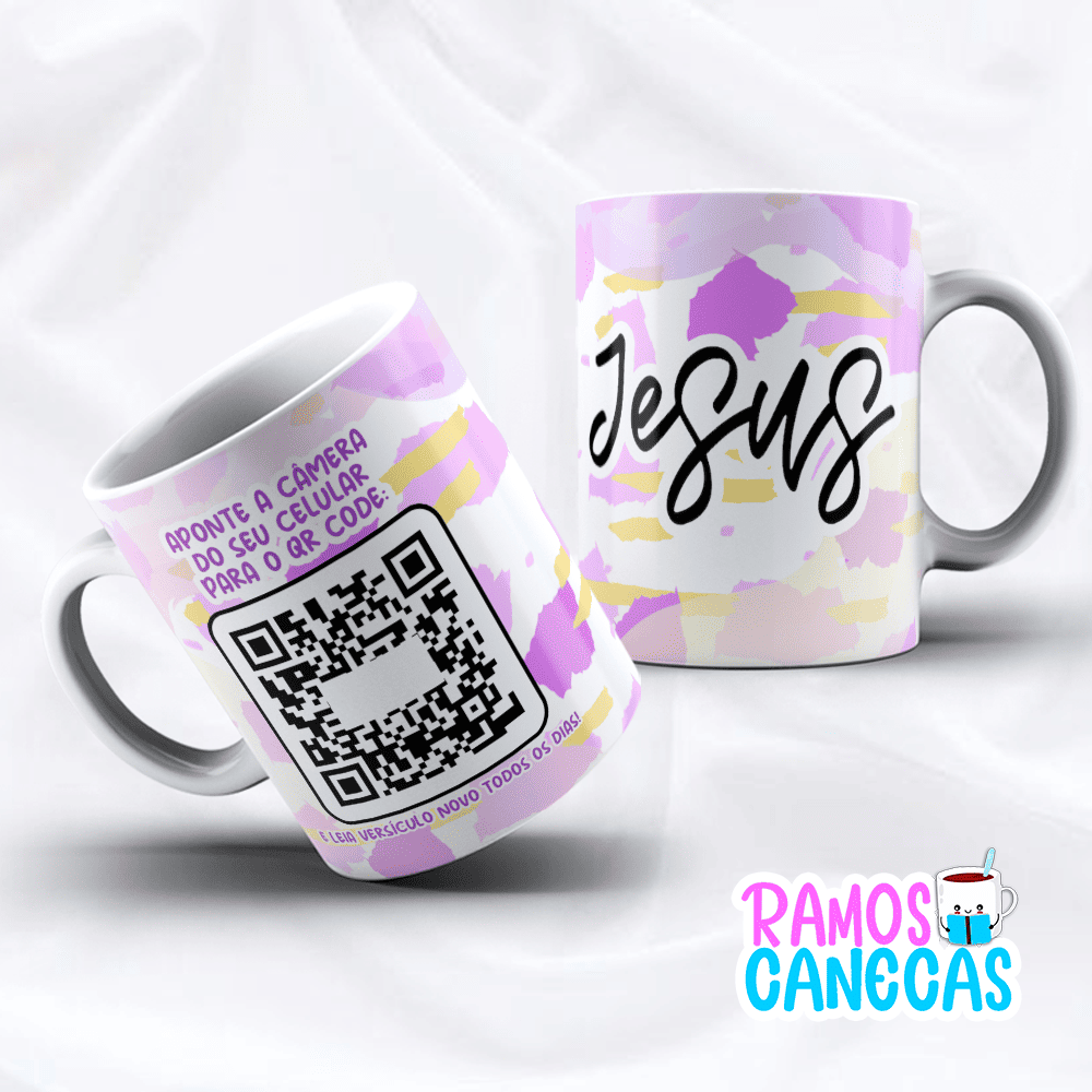 Caneca Versículo QR CODE